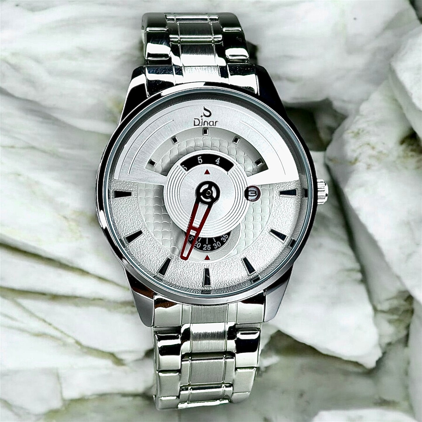 Dinar Luxury Unique Watch For Men's Quartz Wrist Watch