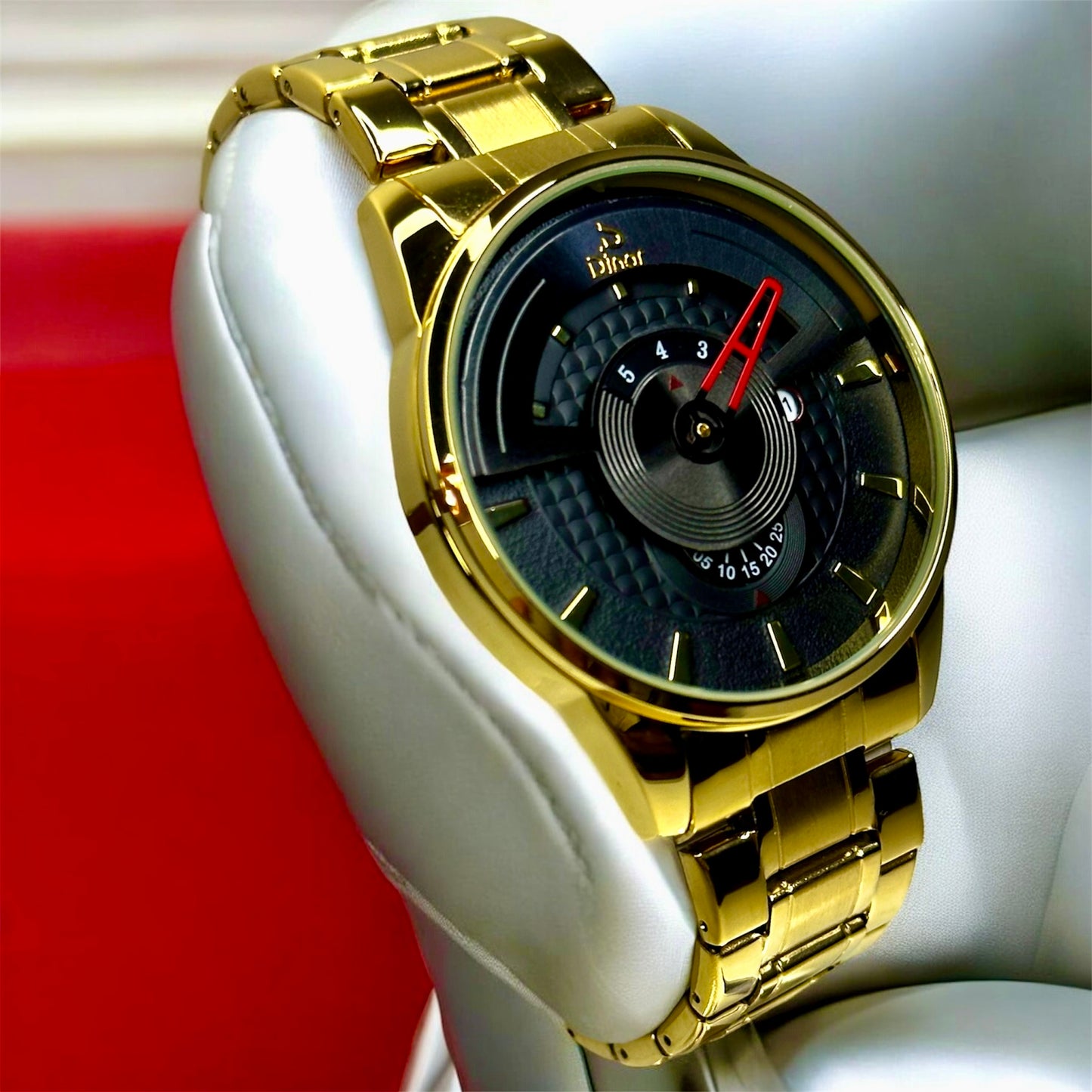 Dinar Luxury Unique Watch For Men's Quartz Wrist Watch
