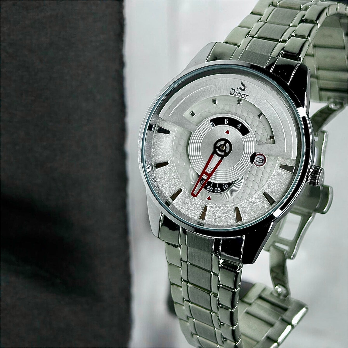 Dinar Luxury Unique Watch For Men's Quartz Wrist Watch