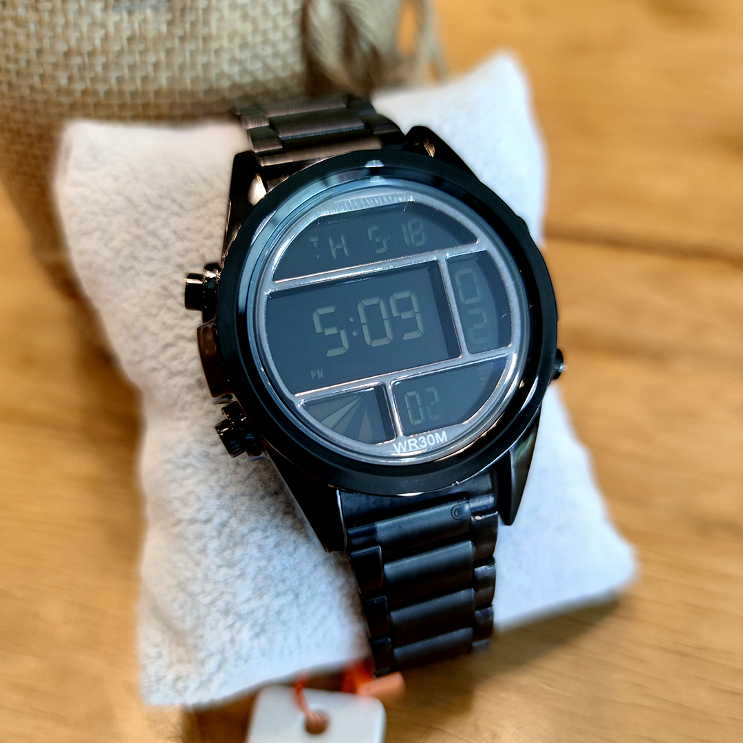 POWER Men’s Digital Sports Watches Luxury Stainless Steel Strap Led Waterproof Chronograph Wristwatch Fashion Male Alarm Clock