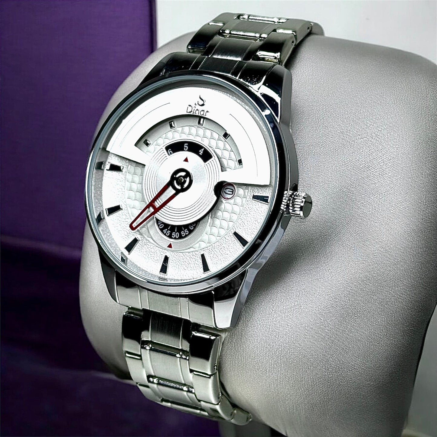 Dinar Luxury Unique Watch For Men's Quartz Wrist Watch