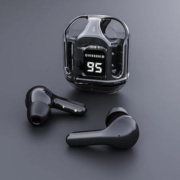 Air31 Wireless Bluetooth 5.3 Earbuds – Transparent Case & Type-C Charging