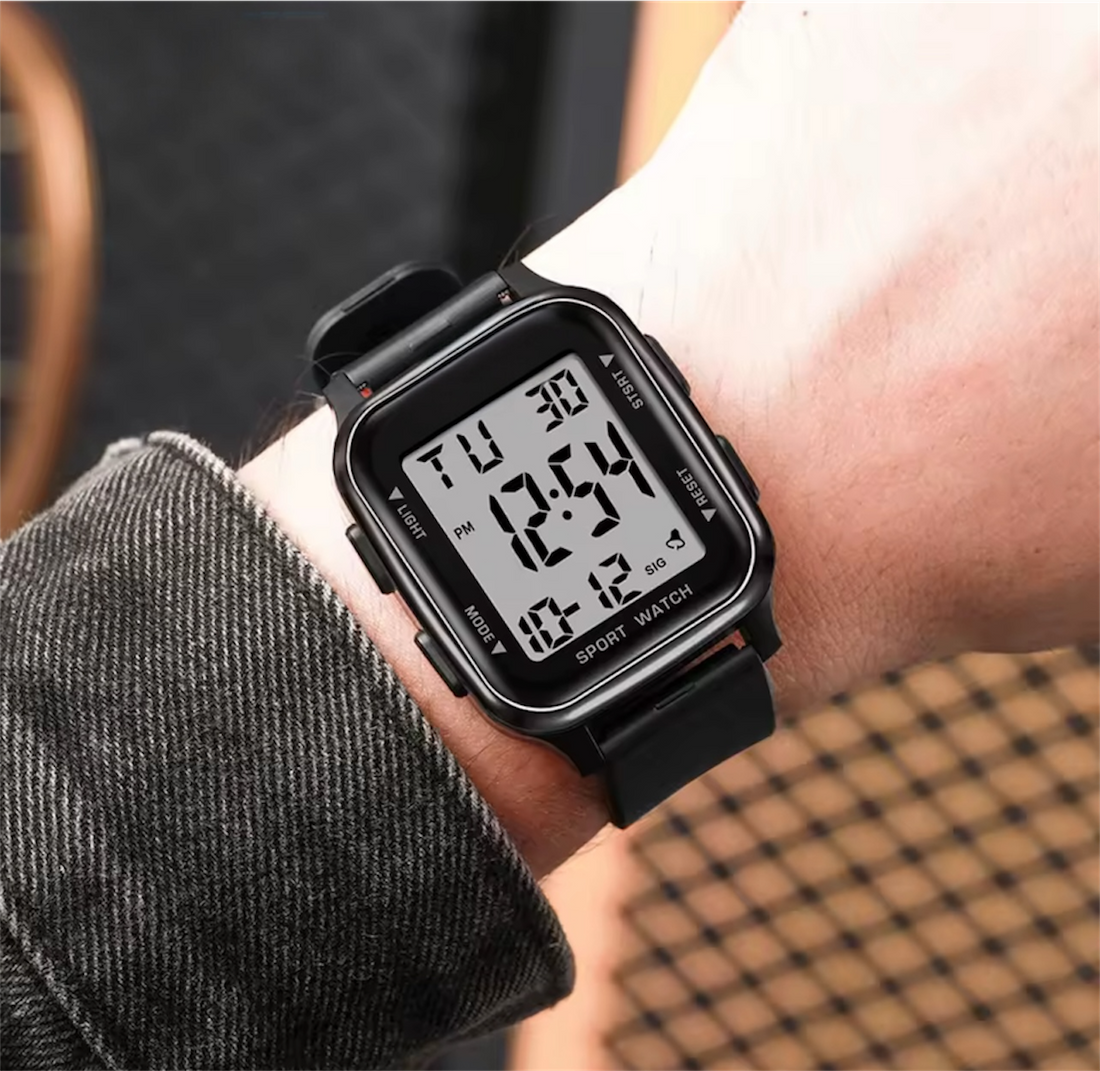 POWER SPORTS RECTANGLE WATCH