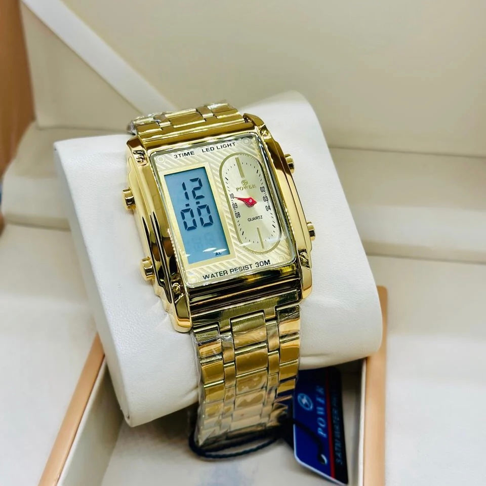 POWER DUAL TIME WATCH FOR MEN