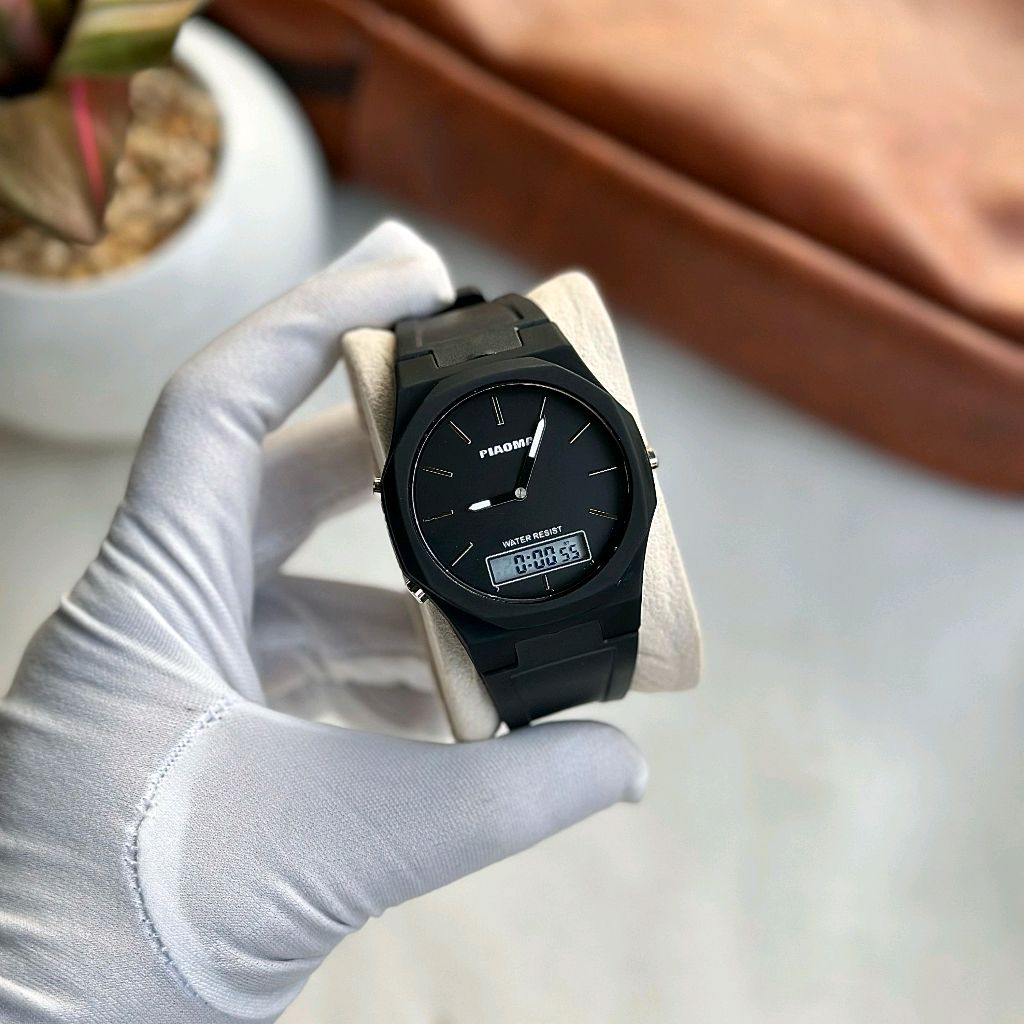 PIAOMA DUAL TIME FASHION WATCH