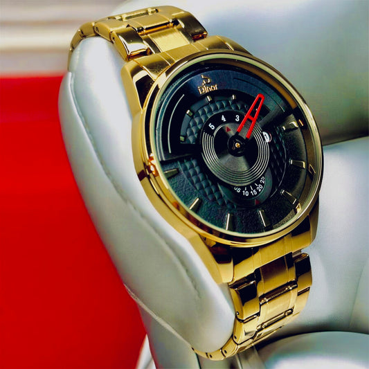 Dinar Luxury Unique Watch For Men's Quartz Wrist Watch