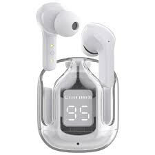 Air31 Wireless Bluetooth 5.3 Earbuds – Transparent Case & Type-C Charging